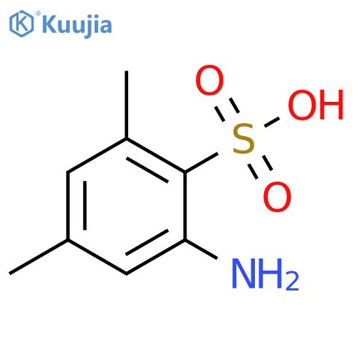 Benzenesulfonic acid, 2-amino-4,6-dimethyl- structure