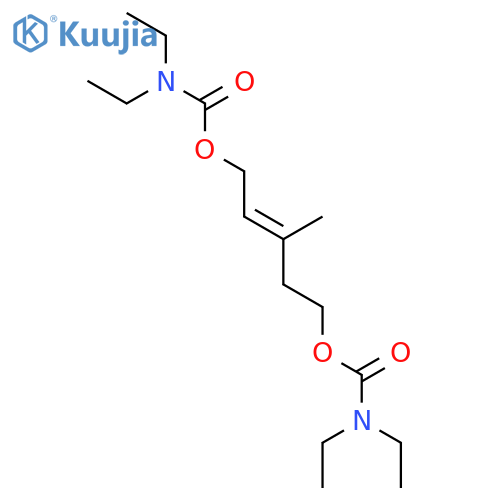 Carbamic acid,diethyl-, 3-methyl-2-pentenylene ester (8CI) structure
