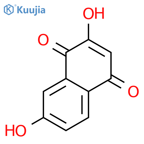 2,7-dihydroxy-1,4-dihydronaphthalene-1,4-dione structure
