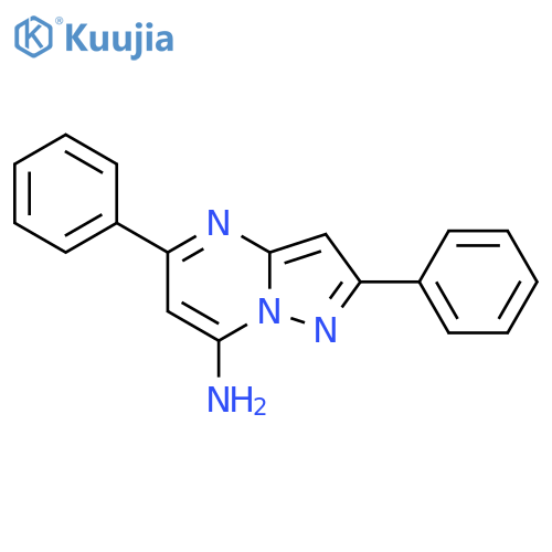 2,5-Diphenyl-pyrazolo[1,5-a]pyrimidin-7-ylamine structure