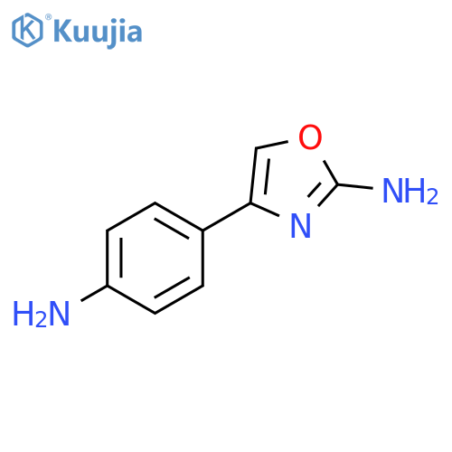 2-Oxazolamine, 4-(4-aminophenyl)- structure