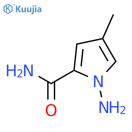 1-amino-4-methyl-1H-Pyrrole-2-carboxamide structure