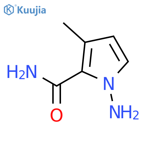 1-Amino-3-methyl-1H-pyrrole-2-carboxamide structure