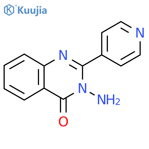 3-Amino-2-(pyridin-4-YL)quinazolin-4(3H)-one structure