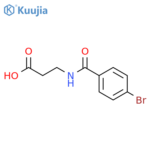 3-(4-Bromophenyl)formamidopropanoic Acid structure