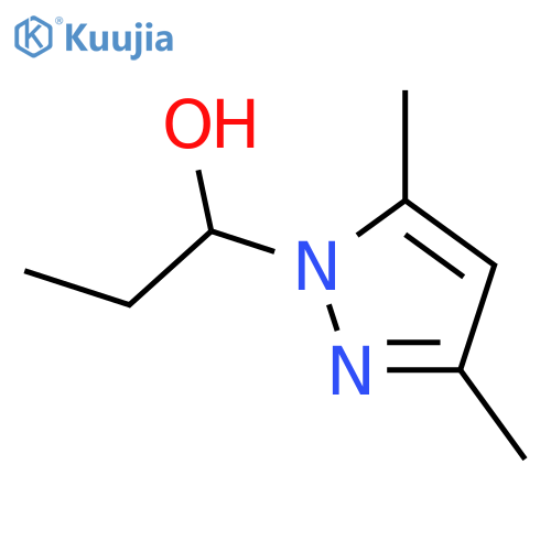 1H-Pyrazole-1-methanol,a-ethyl-3,5-dimethyl- structure