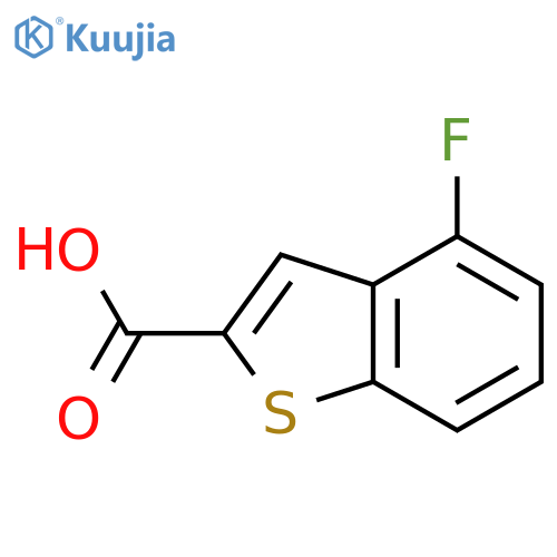 4-Fluoro-1-benzothiophene-2-carboxylic Acid structure