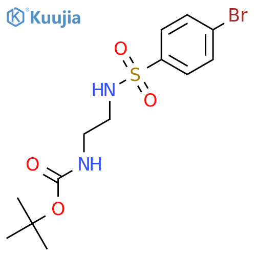 t-Butyl 2-(4-bromophenylsulfonamido)ethylcarbamate structure