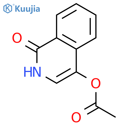 1(2H)-Isoquinolinone, 4-(acetyloxy)- structure