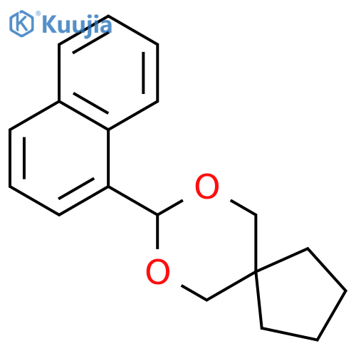8-naphthalen-1-yl-7,9-dioxaspiro[4.5]decane structure