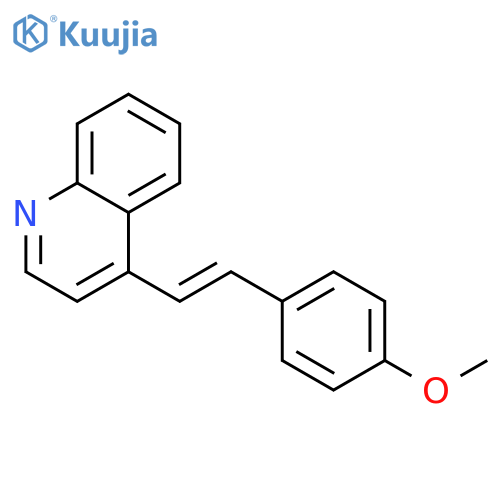 (e)-4-(4-methoxystyryl)quinoline structure