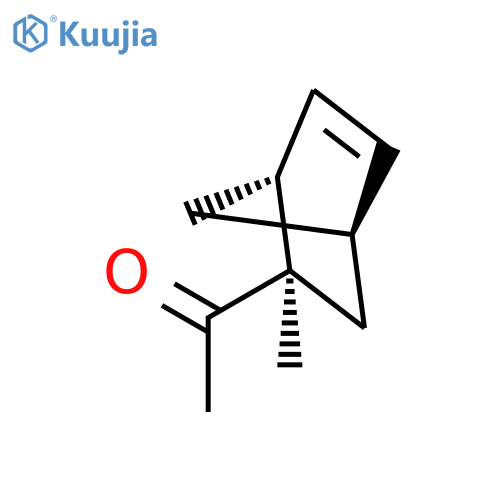Ethanone, 1-[(1R,2R,4R)-2-methylbicyclo[2.2.1]hept-5-en-2-yl]-, rel- structure