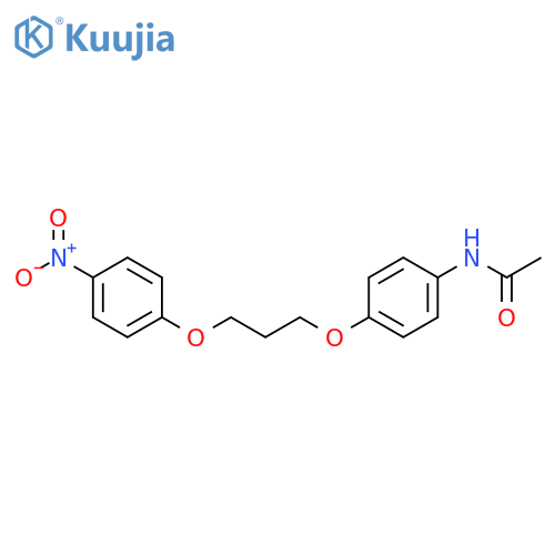 Acetamide,N-[4-[3-(4-nitrophenoxy)propoxy]phenyl]- structure