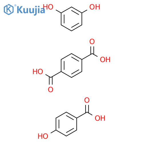 1,4-Benzenedicarboxylic acid, polymer with 1,3-benzenediol and 4-hydroxybenzoic acid structure