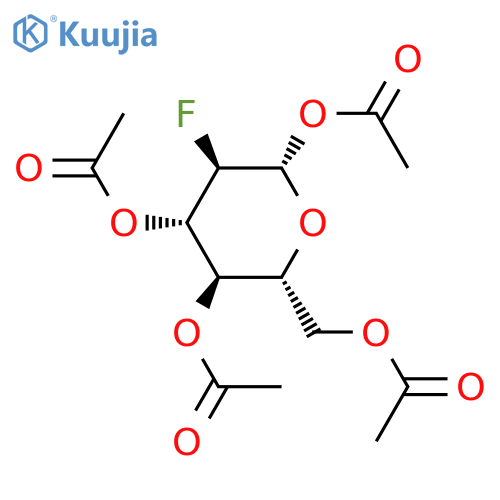 [(2R,3R,4S,5R,6S)-3,4,6-Triacetyloxy-5-fluorooxan-2-yl]methyl acetate structure