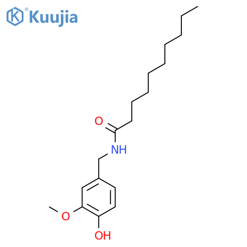 N-Vanillyldecanamide structure