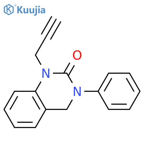 2(1H)-Quinazolinone, 3,4-dihydro-3-phenyl-1-(2-propynyl)- structure
