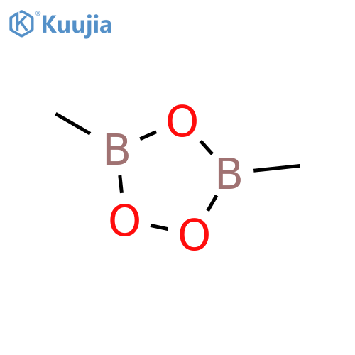 3,5-dimethyl-1,2,4,3,5-trioxadiborolane structure