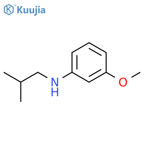 3-methoxy-N-(2-methylpropyl)aniline structure