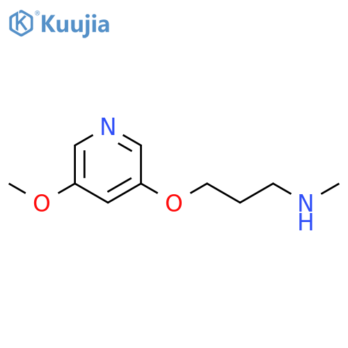 1-Propanamine,3-[(5-methoxy-3-pyridinyl)oxy]-N-methyl- structure