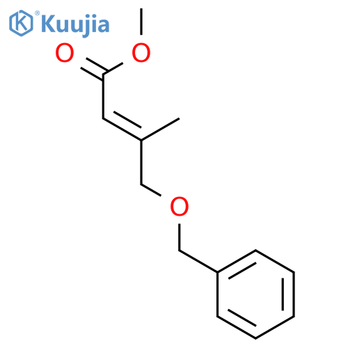 (2E)-3-Methyl-4-(benzyloxy)-2-butenoic Acid Methyl Ester structure