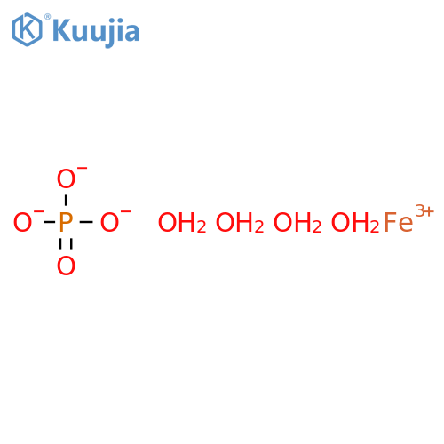 iron(III) orthophosphate tetrahydrate structure