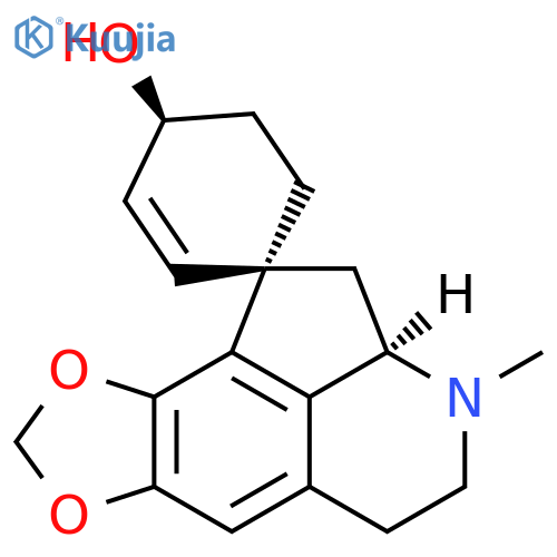 Spiro[2-cyclohexene-1,1'(2'H)-cyclopenta[ij][1,3]dioxolo[4,5-g]isoquinolin]-4-ol,2'a,3',4',5'-tetrahydro-3'-methyl-, (1R,2'aR,4S)- structure