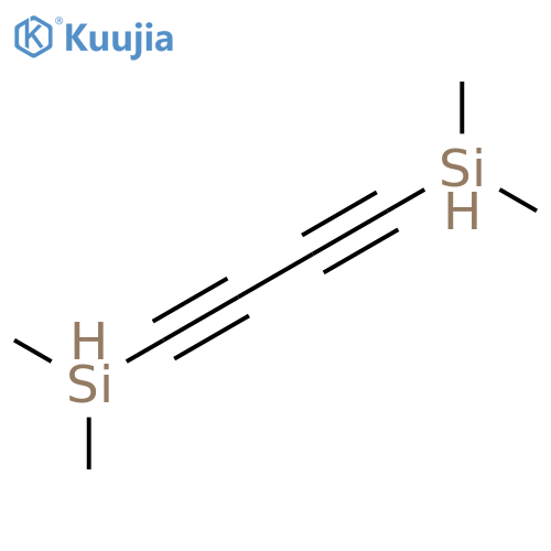 Silane, 1,3-butadiyne-1,4-diylbis[dimethyl- structure