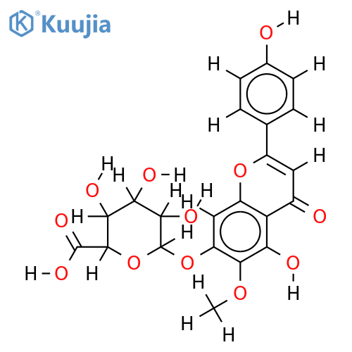6-O-methyl-scutellarin structure
