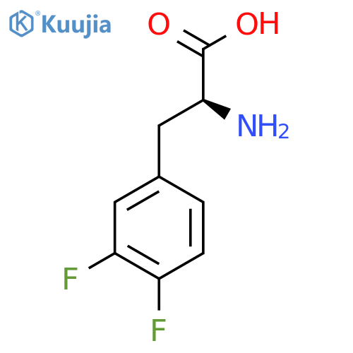3,4-Difluoro-L-phenylalanine structure