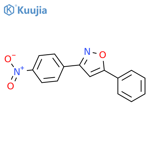 Isoxazole, 3-(4-nitrophenyl)-5-phenyl- structure