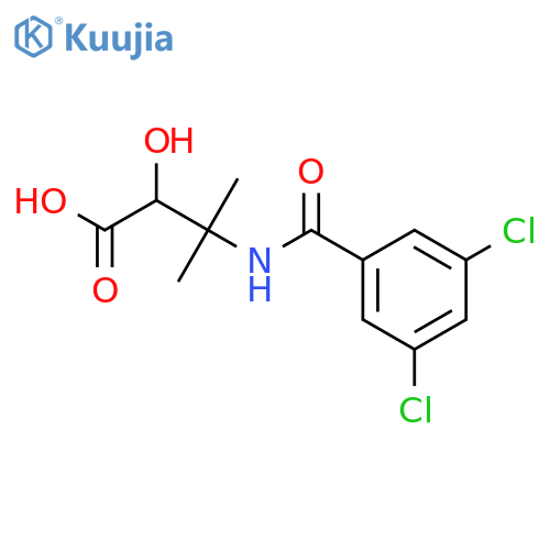 Butanoic acid,3-[(3,5-dichlorobenzoyl)amino]-2-hydroxy-3-methyl- structure