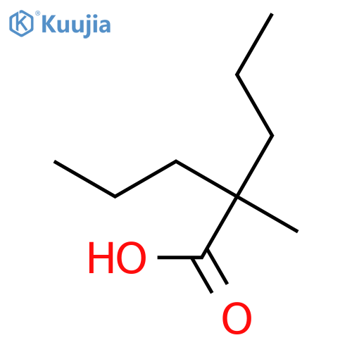 2-methyl-2-propyl-pentanoic acid structure
