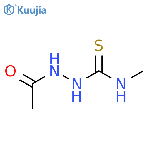 2-acetyl-N-methylhydrazinecarbothioamide structure
