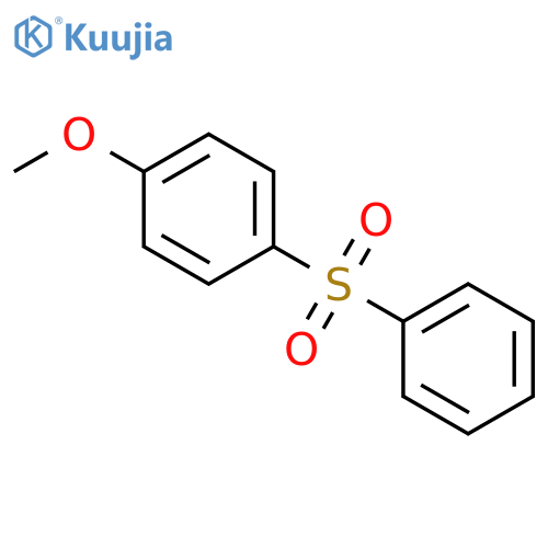Benzene, 1-methoxy-4-(phenylsulfonyl)- structure