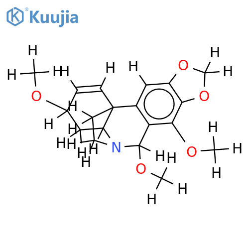 3alpha,6alpha,7-trimethoxy-crin-1-ene structure