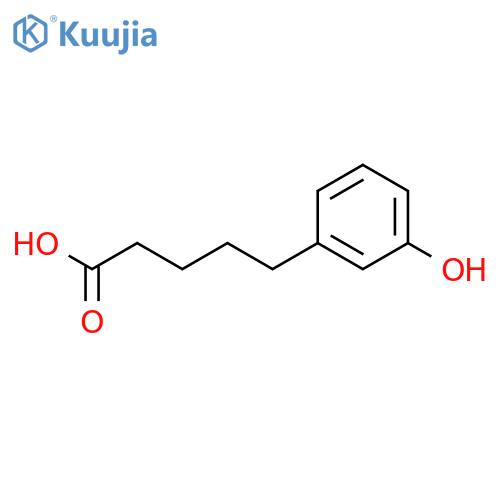 5-(3-Hydroxyphenyl)pentanoic acid structure