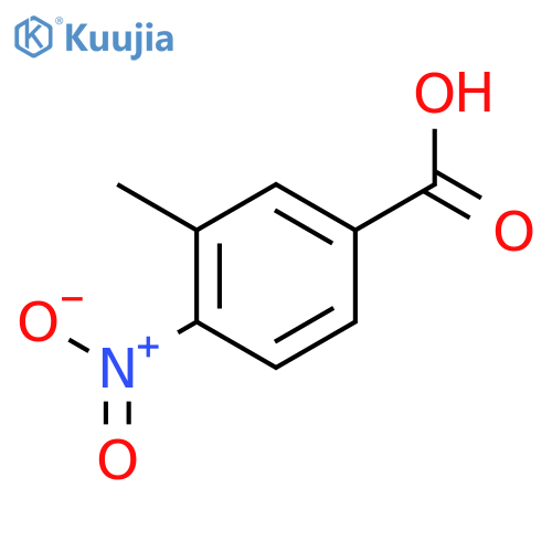 3-Methyl-4-nitrobenzoic acid structure