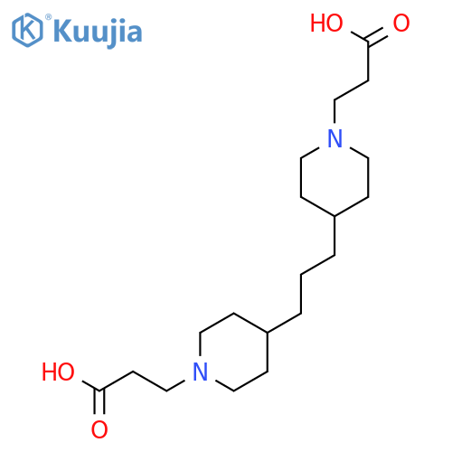 1-Piperidinepropanoic acid, 4,4'-(1,3-propanediyl)bis- structure