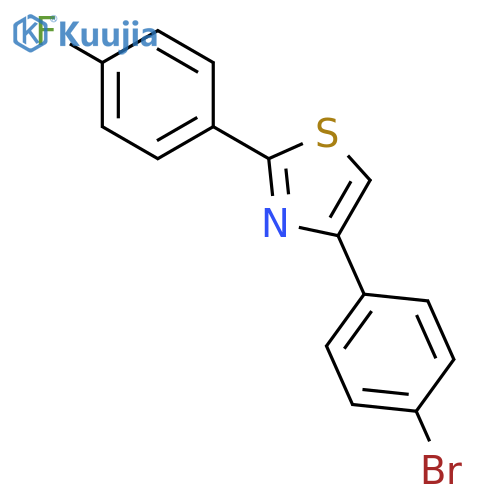 4-(4-Bromo-phenyl)-2-(4-fluoro-phenyl)-thiazole structure