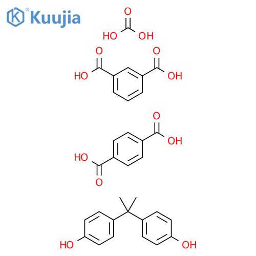 1,3-Benzenedicarboxylic acid, polymer with 1,4-benzenedicarboxylic acid, carbonic acid and 4,4'-(1-methylethylidene)bis[phenol] structure