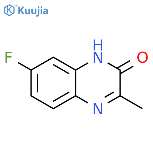 2(1H)-Quinoxalinone,7-fluoro-3-methyl- structure