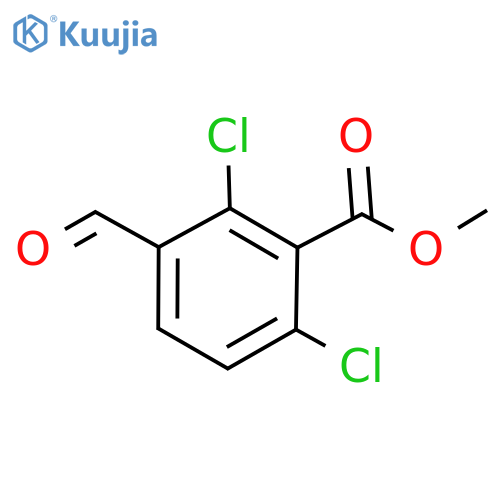 Methyl 2,6-dichloro-3-formylbenzoate structure