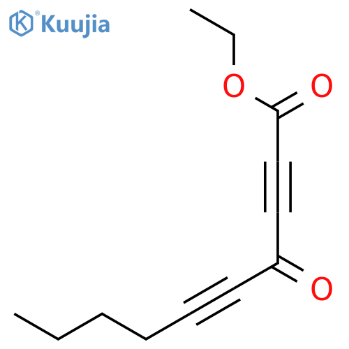 2,5-DECADIYNOIC ACID, 4-OXO-, ETHYL ESTER structure