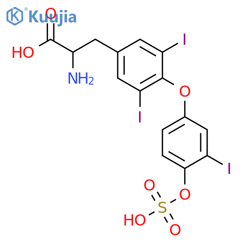 3,3’,5-Triiodo-L-thyronine 4’-O-Sulfate structure