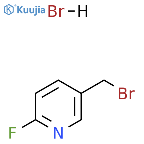 5-(Bromomethyl)-2-fluoropyridine hydrobromide structure
