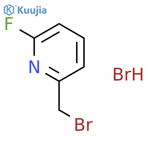 2-(Bromomethyl)-6-fluoropyridine hydrobromide structure