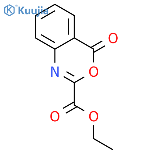 4H-3,1-Benzoxazine-2-carboxylicacid, 4-oxo-, ethyl ester structure