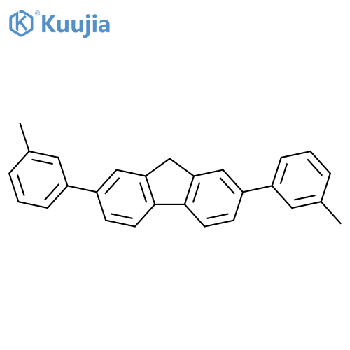 9H-Fluorene, 2,7-bis(3-methylphenyl)- structure