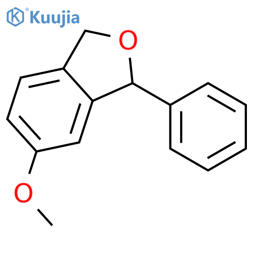 Isobenzofuran, 1,3-dihydro-6-methoxy-1-phenyl- structure
